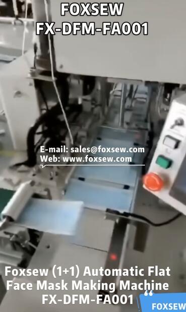 Fully Automatic Flat Face Mask Making Machine (1+1)