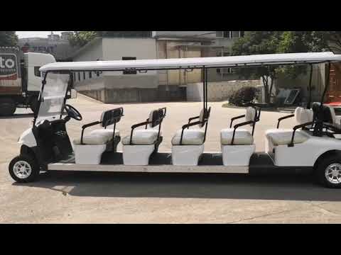 12 seater battery powered golf cart uese in scnic spots