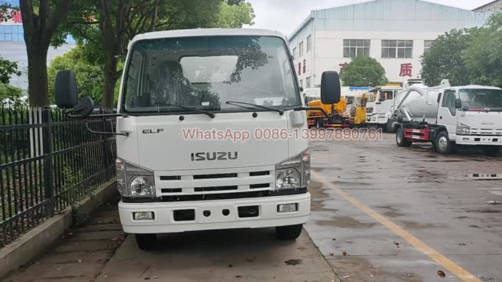 sewage suction truck isuzu