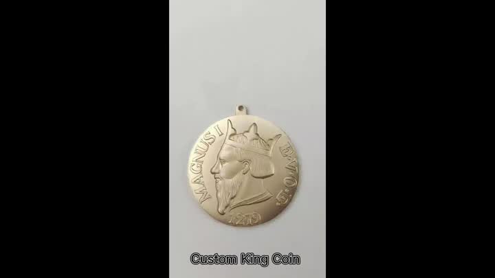 Custom Design King Coin