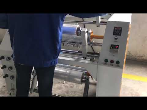 Semi-auto PE Stretch Film Rewinding Machine 