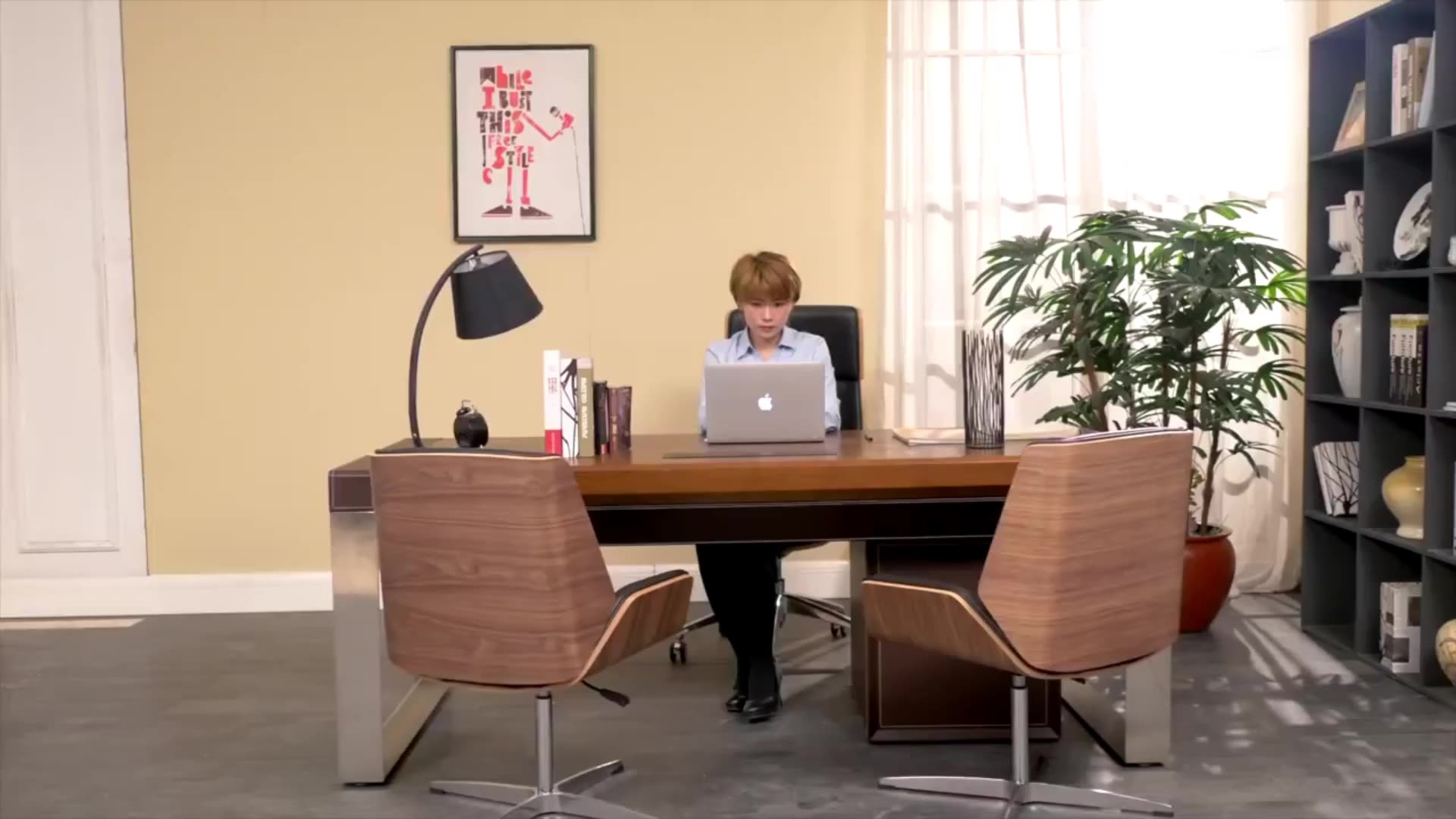 Multi funktionaler Executive Swivel Manager Office Desk Chairs Möbel Französische moderne Büroporium1