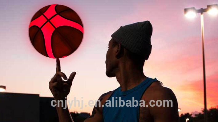 LED lighted  glowing basketballs glow up basketball1