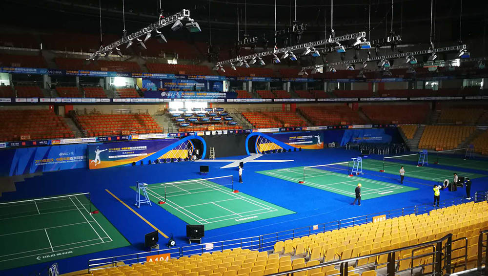 Indoor Badminton court 