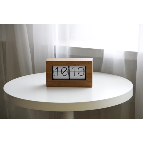 Hy-F010 деревянные коробки Flip Clock