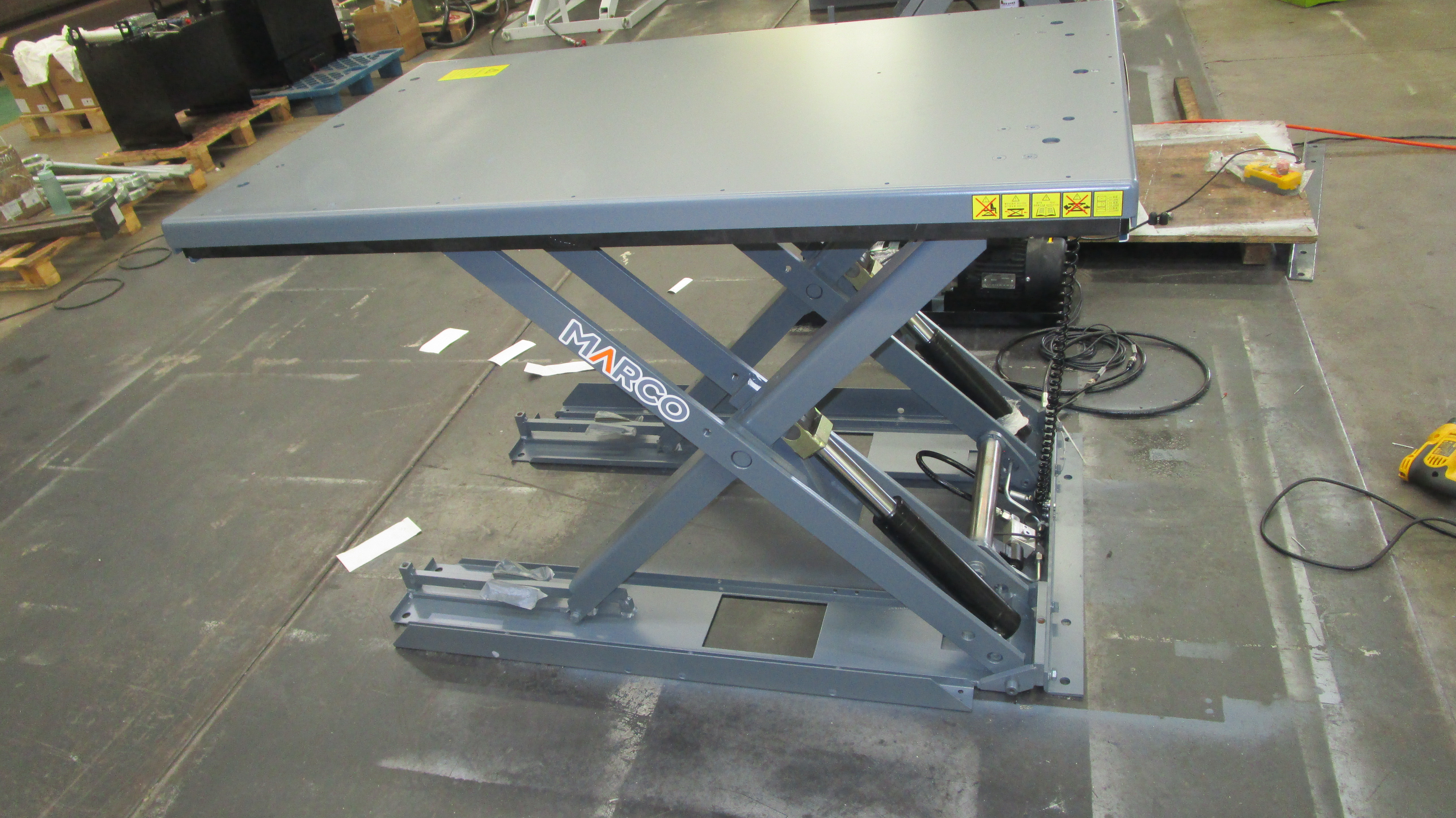 Single Scissor Lift Table