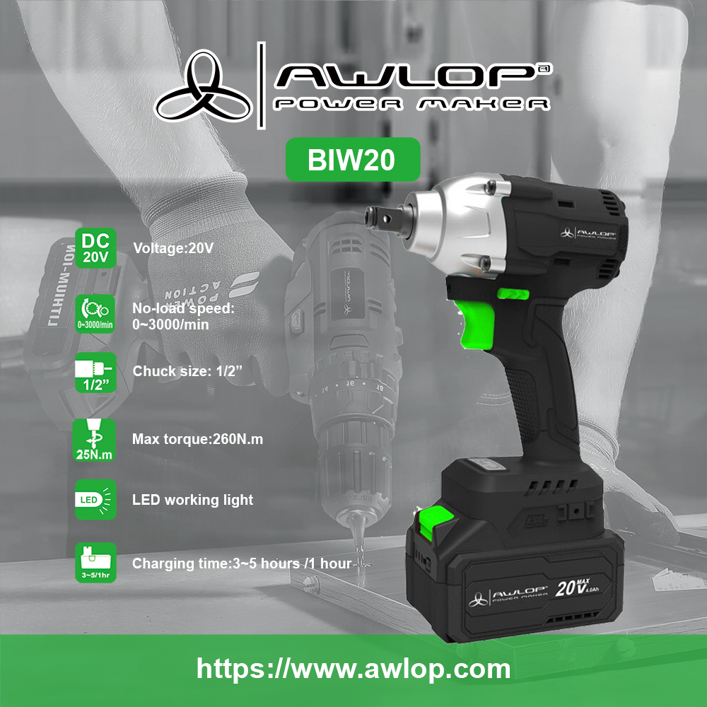 20V Brushless Impact Wrench Cordless Wrenches