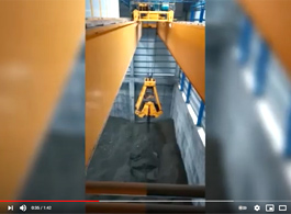 Cement Handling Grab Bucket Crane