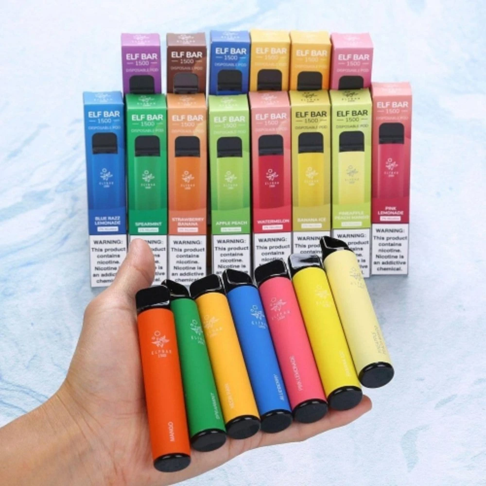 Wholesale Disposable Electronic Cigarette Elf Bar 1500 Puffs Vape Pen