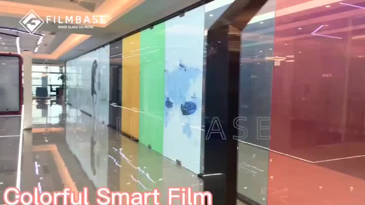 All kinds of smart film in showroom