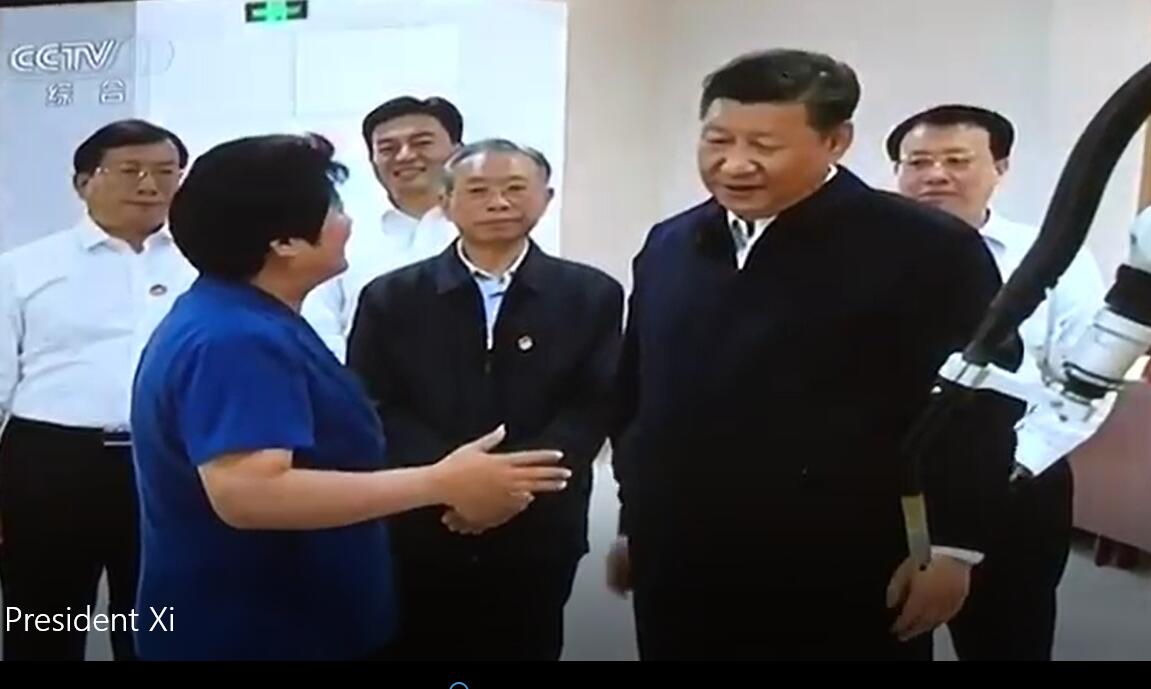 President Xi Visit Shandong Buluoer Intelligent Technology Co.,LTD.