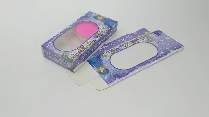 Papel de embalaje de caja de juego de esmalte de uñas