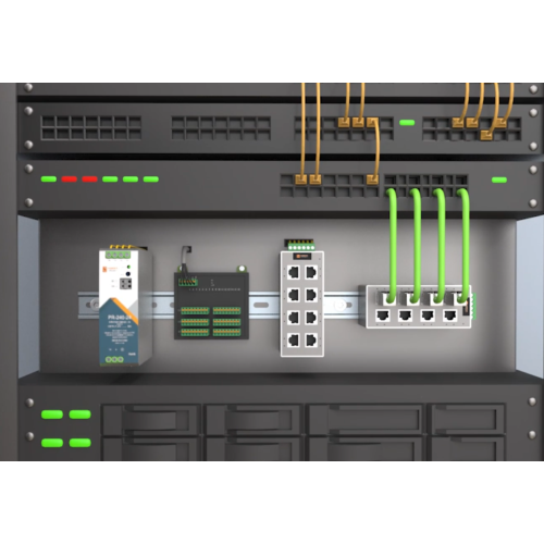 Switches Ethernet e módulos IP IP20 IO