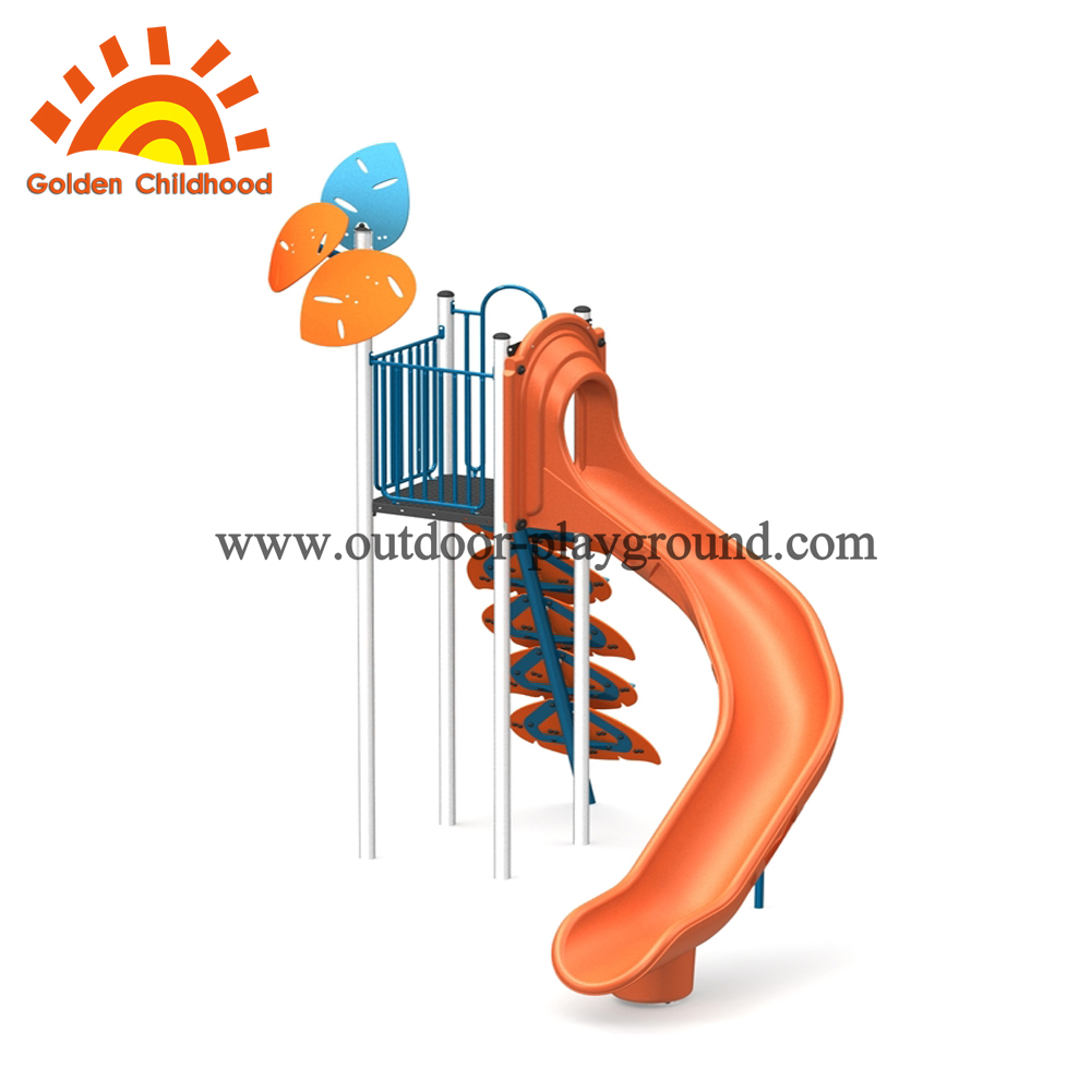 Single Orange Outdoor Playground Equipment For Sale