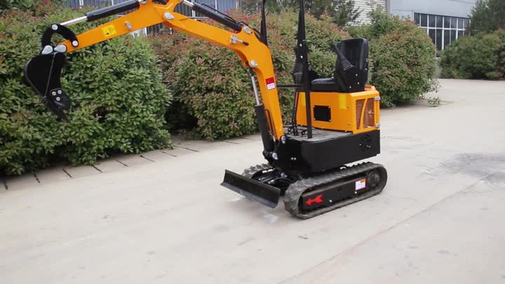 Mini excavatrice de 1 tonne