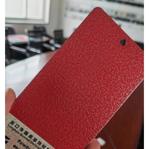 red silver flower powder coatings