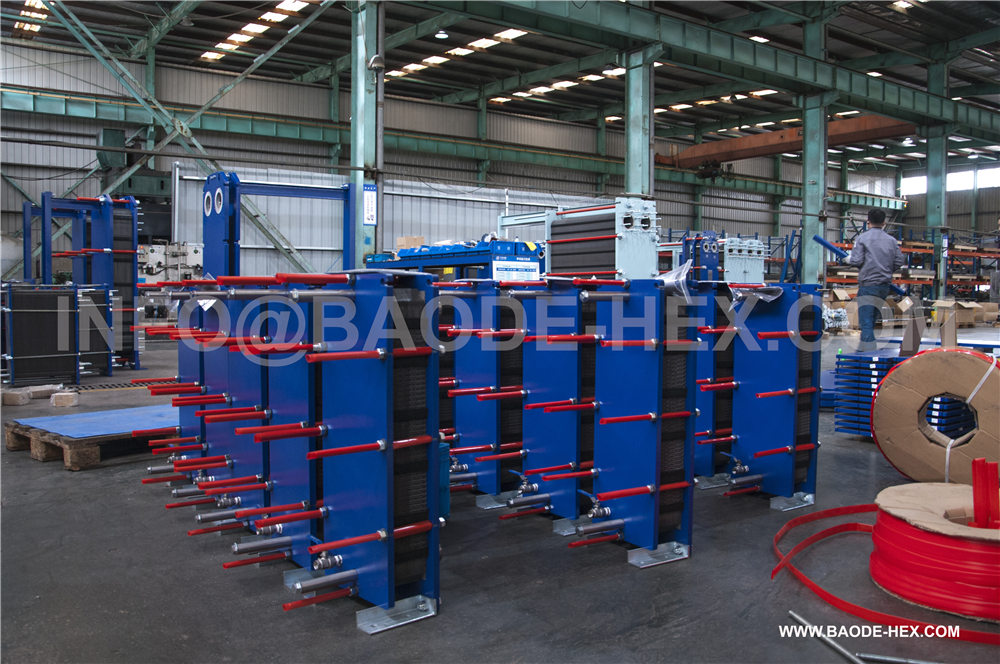 Display of Gasket plate heat exchanger