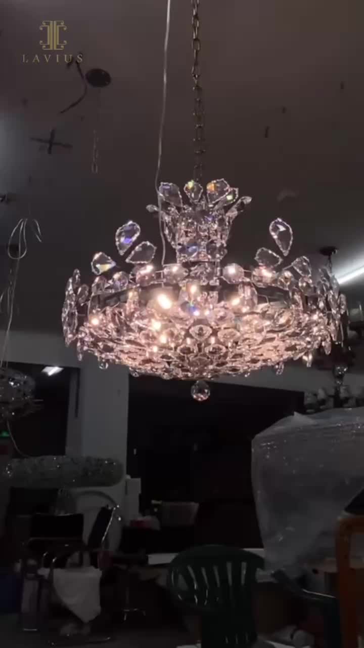 lámpara de araña de lujo
