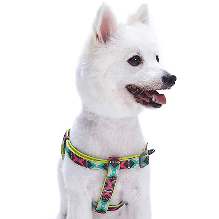 Dog Harness Comfortable Vintage Tribal Pattern Neoprene for Dogs Good Quality Metal Hook, and Etc Polyester 200 PCS Per Style