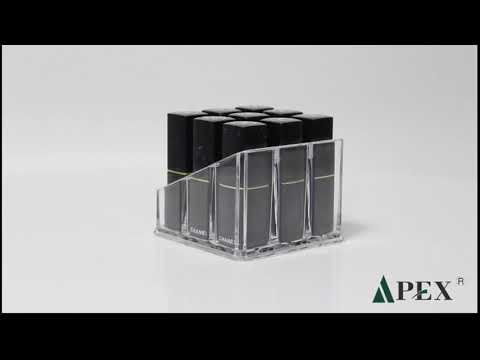 Hot sale modern clear acrylic lipstick holder rack