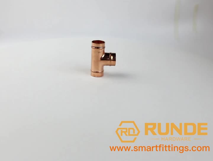 solder ring copper tee