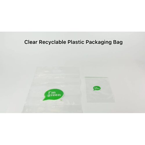 Geri dönüşümlü plastik paketleme çantası