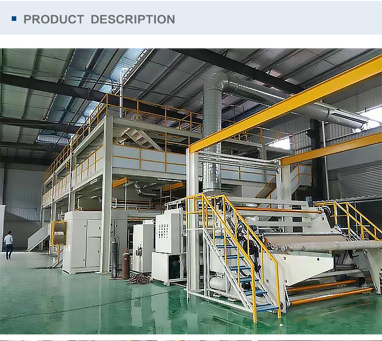 SSS PP Spunbonded Nonwoven Fabric Making Machinery Line SSS PP Spunbonded Nonwoven Fabric Making Machinery Line
