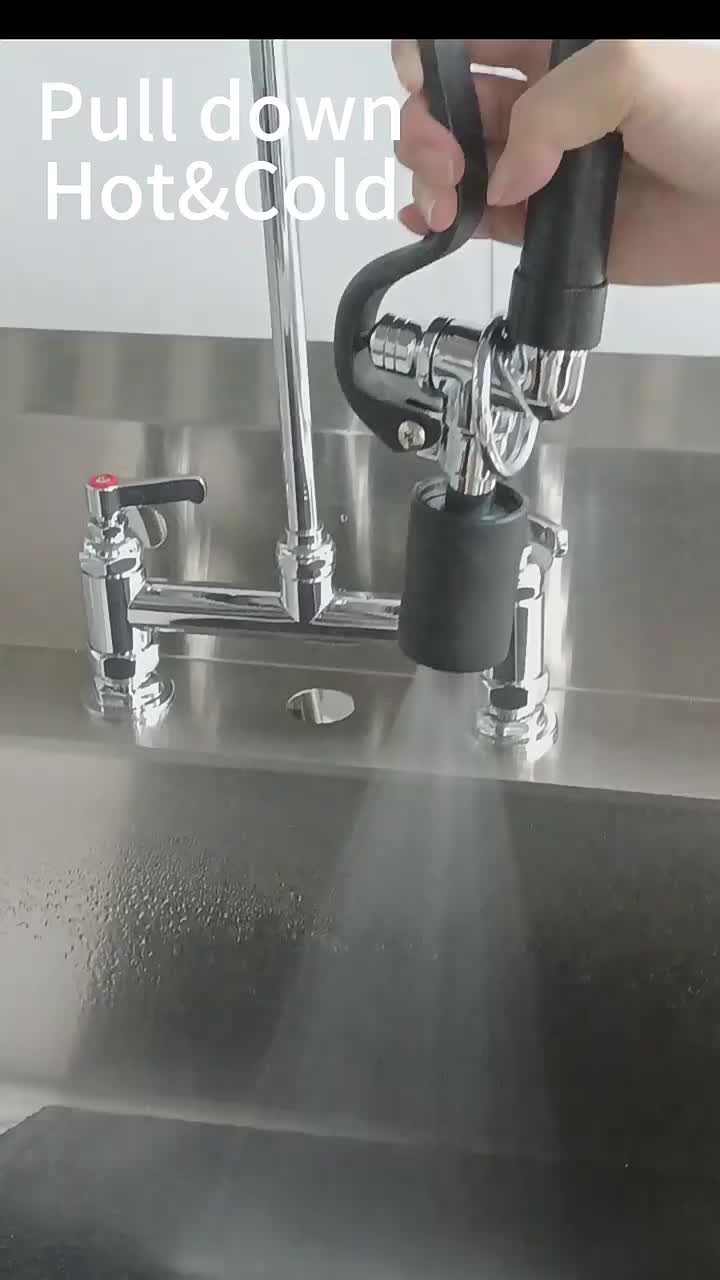Commercial kitchen faucet video