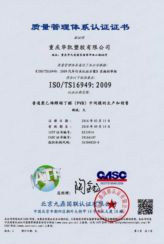 ISO/TS16949:2009