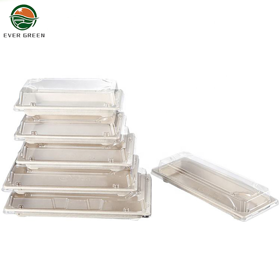 Disposable Sugarcane Sushi Trays