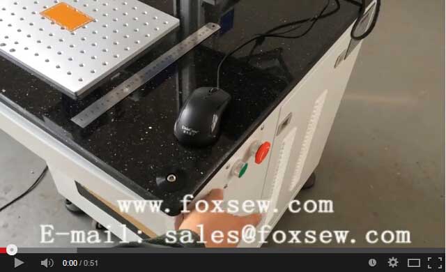 Machine Starting   Fiber Laser Marking Machine