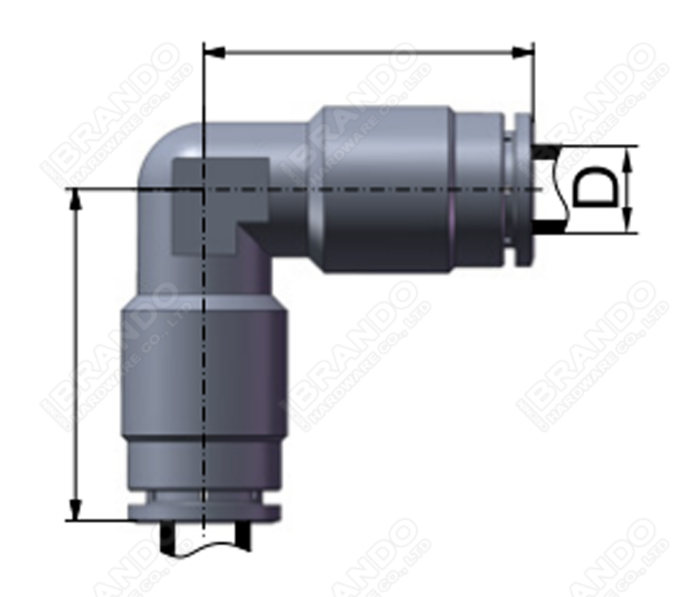 Mosiężne wąż powietrzne szybkie łączenie Łokcie Union 1/8 '' 1/4 '' 3/8 '' 1/2 '' 0