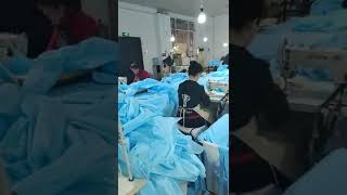 Medical apron production