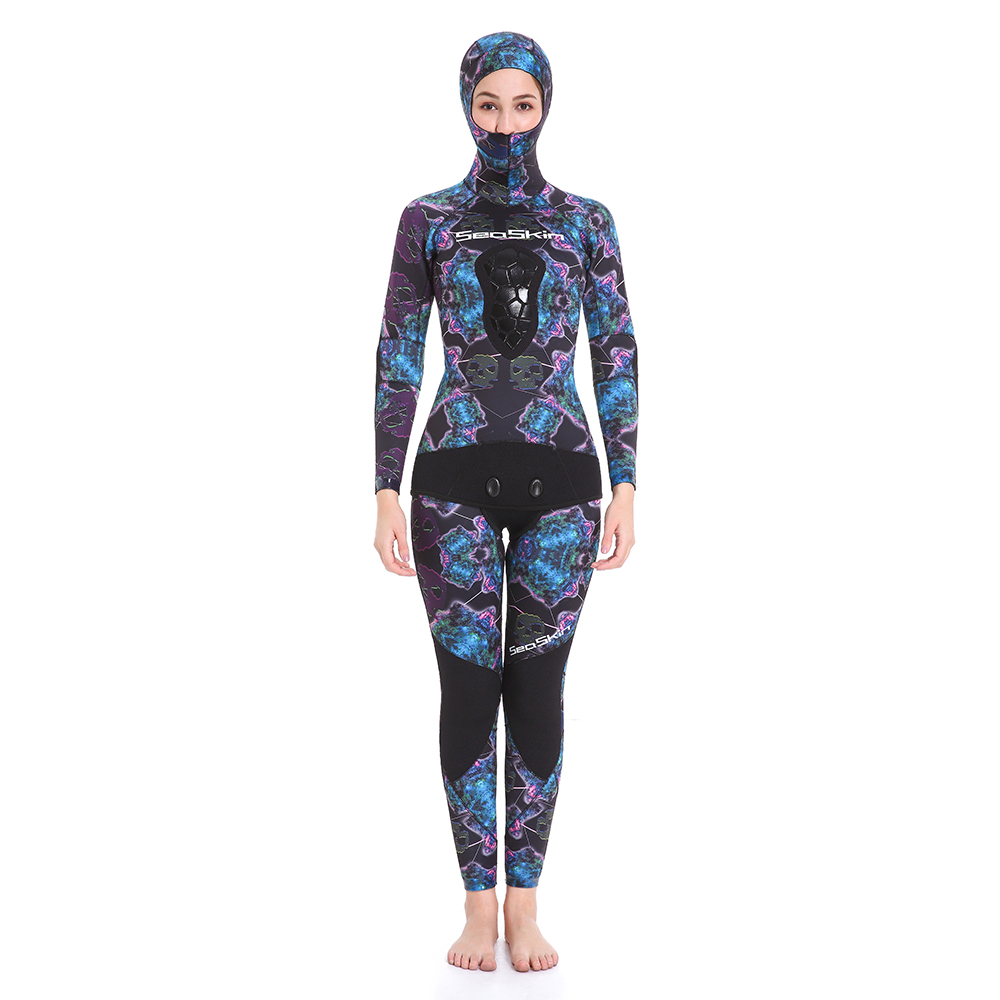 Dw015 Traje de neopreno Seaskin Women Two Pieces 44 Dw015 Seaskin Women Two Pieces Wetsuit 44