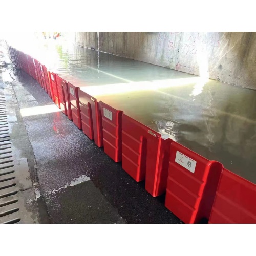 Denilco flood barrier used in underground water