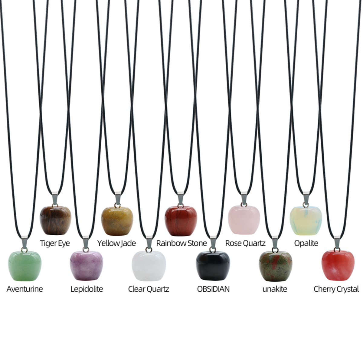 SN1370  Apple Stone Pendant