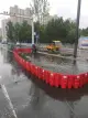 Barricades d&#39;inondation mobiles L&#39;eau détourner la barrière