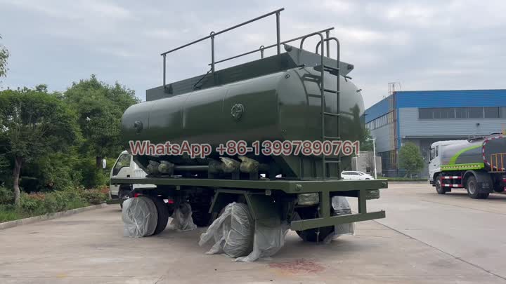 oil delivery tank full trailer