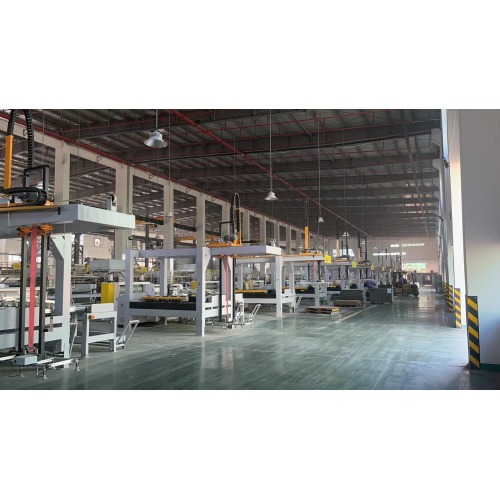 SPC Flooring Production Line trial running