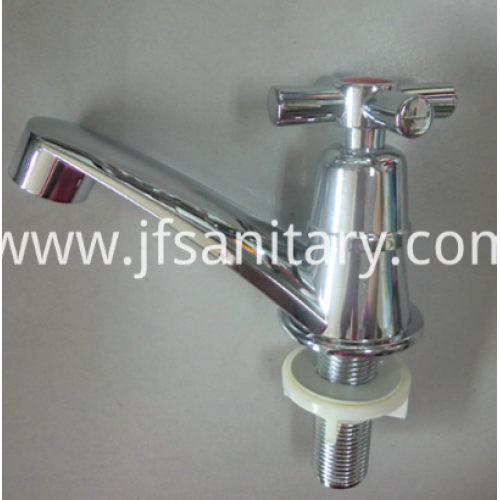 Naik taraf rumah anda dengan keanggunan ABS White One Hole Sanitary Ware Sink Faucet