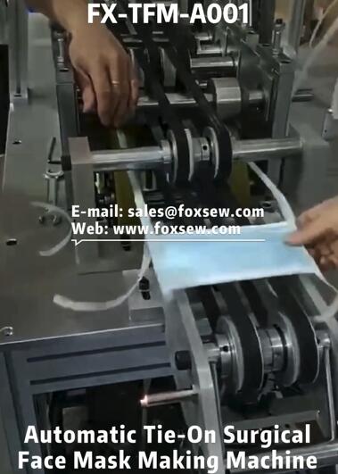 Automatic Tie On Surgical Face Mask Making Machine