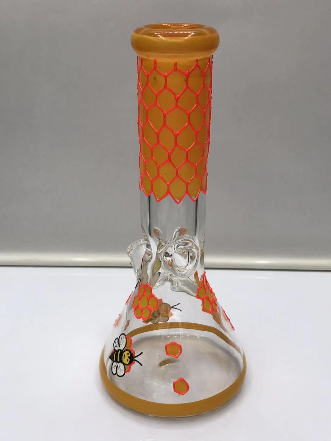 Orange beaker bottom pipe