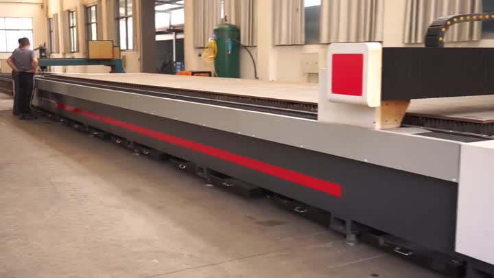 Exibição da máquina de corte a laser