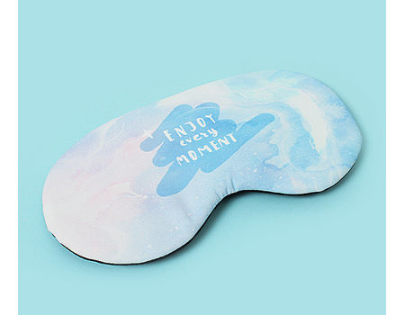 Adjustable elastic band ice bag eye mask - gradient beautiful watercolor supplier