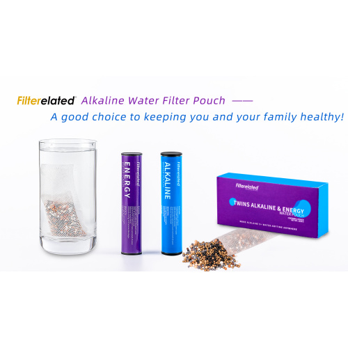 Filterelated alkaline water pouch