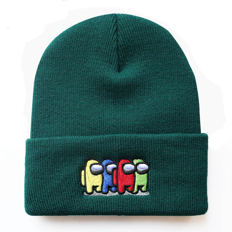 100% Acrylic Custom Design Cap Embroidery Winter Beanie Hats