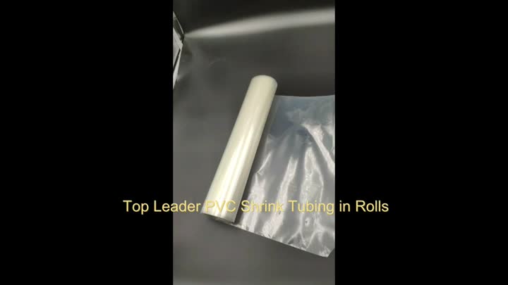 Rollos de tubo de contracción de PVC de 0.07 mm para envases