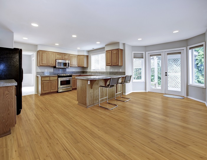 Natural Solid Bamboo Flooring Horizontal 