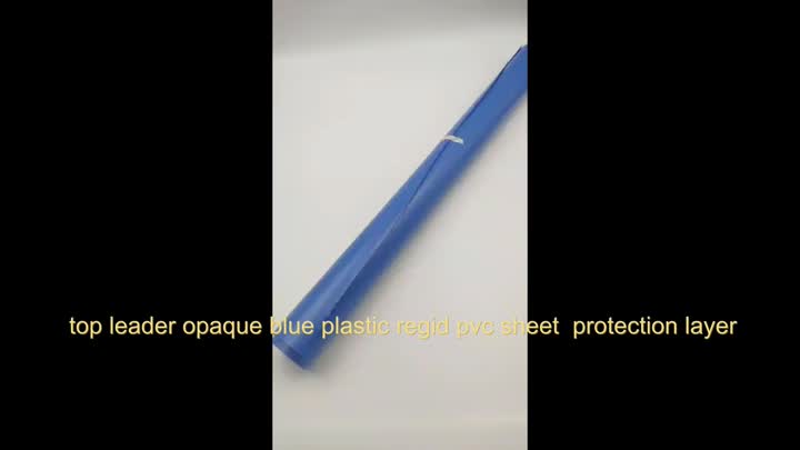 Opque azul plástico regido Regid PVC Sheet Protection La