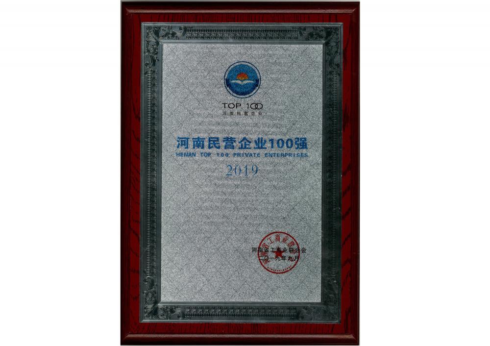 TOP 100 IN HENAN PROVINCE